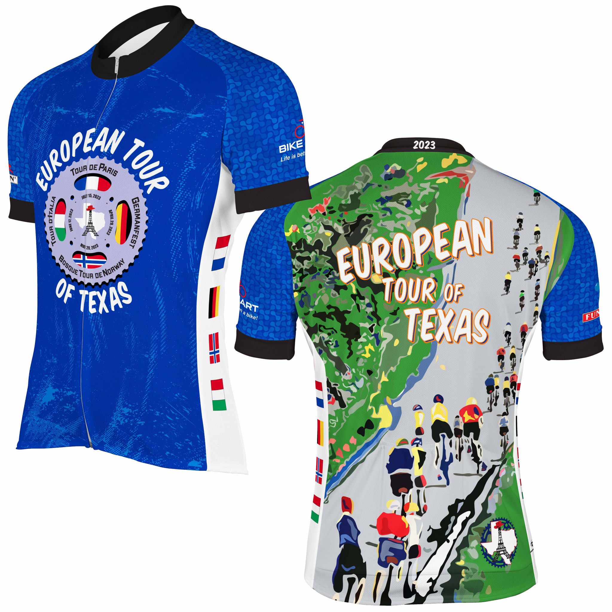 European Tour of Texas Fun Bikin' Enterprises